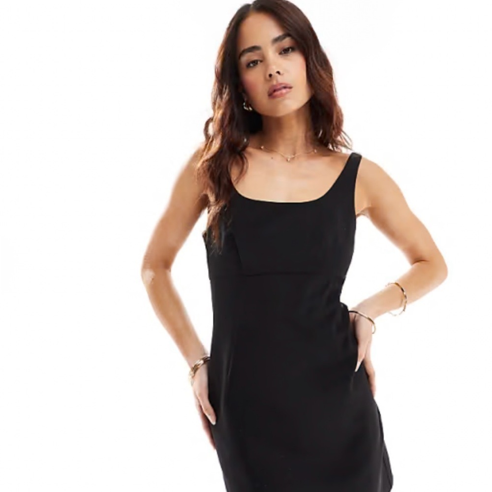 Vintage Jessica Howard Dress Womens Size 14 Plain Black Sleeveless Zip Up